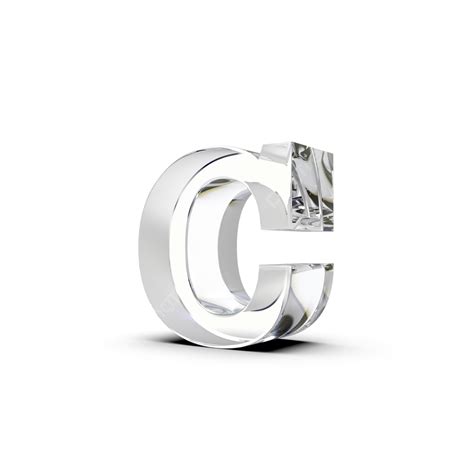 Alphabet Render 3d Images Diamond 3d Render Alphabet C Alphabet 3d