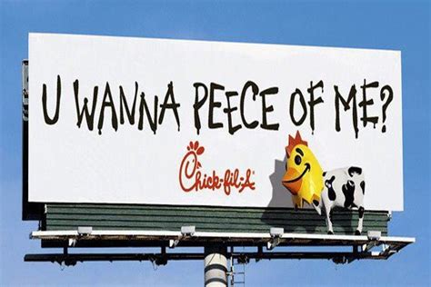 32 Best Chick Fil A Billboards Images On Pinterest Billboard Poster