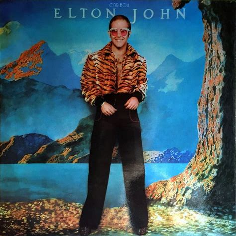 Elton John Caribou Vinyl Lp 1974 Uk Album Rare Trans Red Djm Djlph