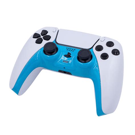 PS5 + PC White & Blue Controller