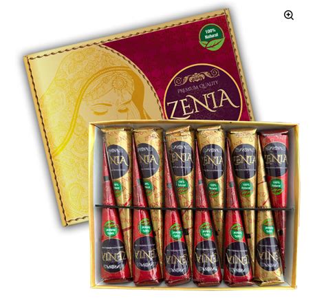 100% Natural Henna Cones Mehndi Cones For Temporary Body Art - Islamic