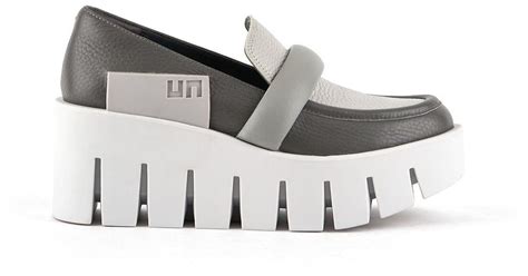 United Nude Grip Loafer Lo In Gray Lyst