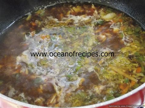 Chicken Hot And Sour Soup