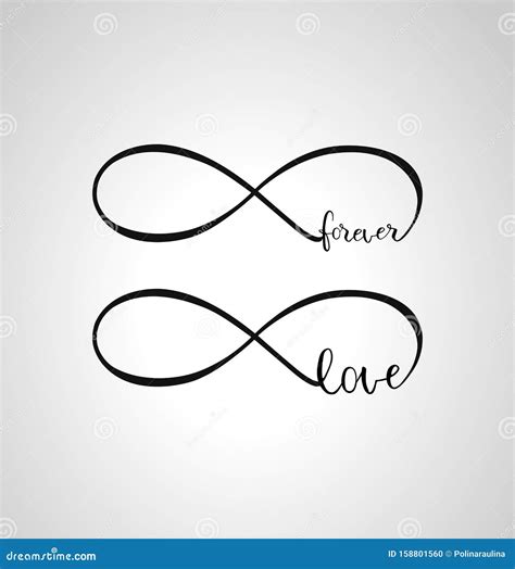 Infinity Love And Forever Symbol Stock Photo Illustration Of