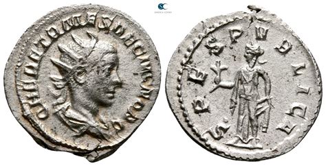 Herennius Etruscus As Caesar Antoninianus Roman Imperial Coins