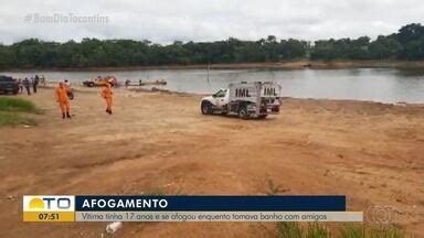 Bom Dia Tocantins Corpo de adolescente é encontrado em uma represa de