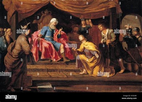 Philip Gyselaer - Joseph interpreting Pharaoh's dream Stock Photo - Alamy