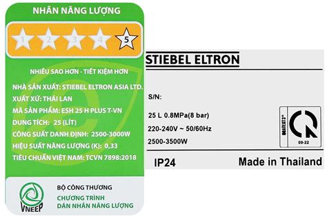 Stiebel Eltron ESH 25 H Plus T Máy Nước Nóng 25L Đức Giá Tốt
