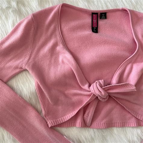 Womens Pink Cardigan Depop