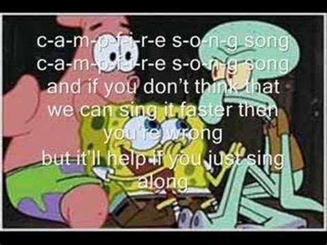 Spongebob campfire song - C-A-M-P-F-I-R-E-S-O-N-G Song video - Fanpop