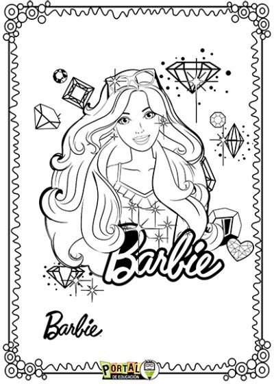 Dibujos De Barbie Para Colorear E Imprimir Gratis Pdf