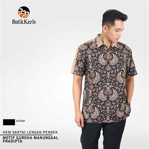 Jual Batik Keris Kemeja Rileks Fit Lengan Pendek Gurdha Manunggal