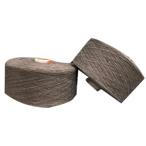 Ring Spun Coffee Brown Open End Cotton Yarn For Textile Industry