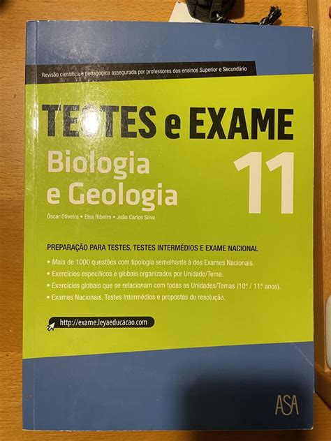 Livro de preparação para exame Biologia Geologia Baguim do Monte OLX