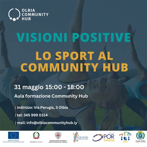 Olbia Community HubVisioni Positive Lo Sport Al Community Hub Olbia