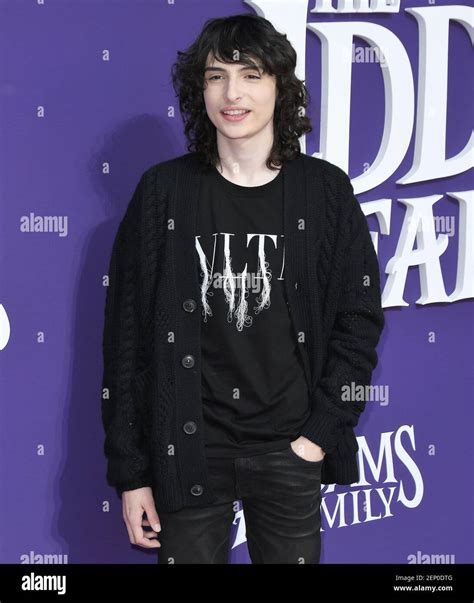 Finn Wolfhard arrives at THE ADDAMS FAMILY Los Angeles Premiere held at ...