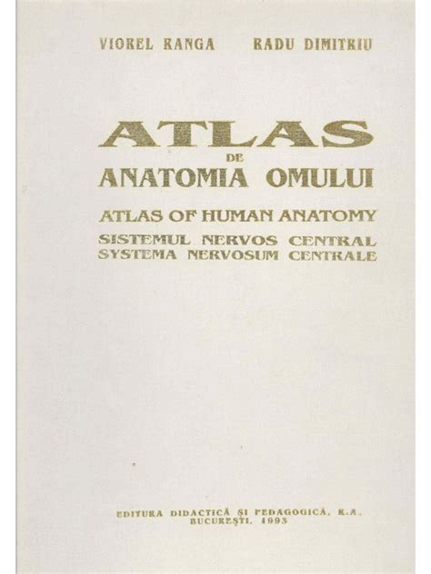 Pdf Ranga Atlas De Anatomia Omului Sistemul Nervos Central