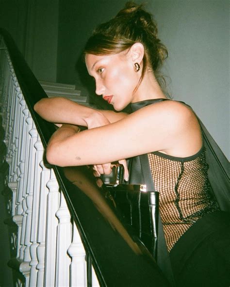 Bella Hadid Showed Off Her Naked Tits In A Givenchy Mesh Outfit Photos The Fappening