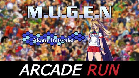 Mugen Ahuron S Akane Inuwaka Arcade Run Youtube