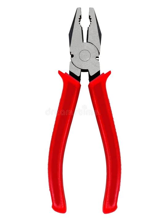 Pliers With Plastic Handles In Red Stock Photo Image Of Metal