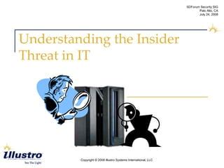 The Insider Threat PPT