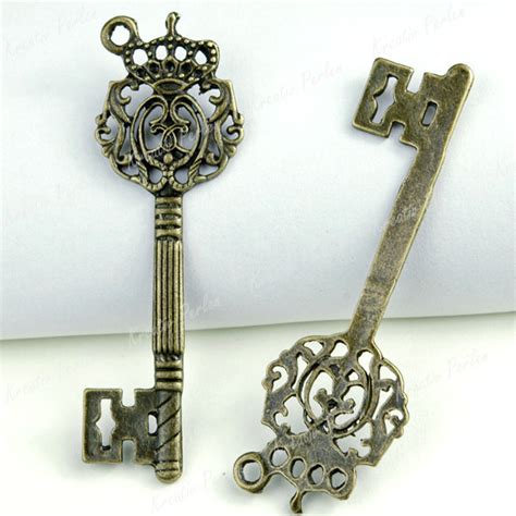 Kpts Charms Schl Ssel Antik Mengenrabatt Bronze Hot Anh Nger