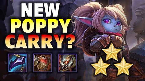 Can 3 Star Poppy Carry ⭐⭐⭐ Tft Set 6 Teamfight Tactics Best Ranked