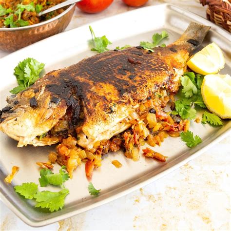 Pan Fired Stuffed Fish with Sautéed Onions Mixture - East Indian Recipes