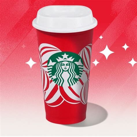 Starbucks Dining New Starbucks Reusable Red Hot Cup Grande Oz Holiday Limited Edition
