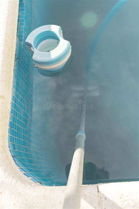 swimming pool  people   hose   mop  vacuum cleaner