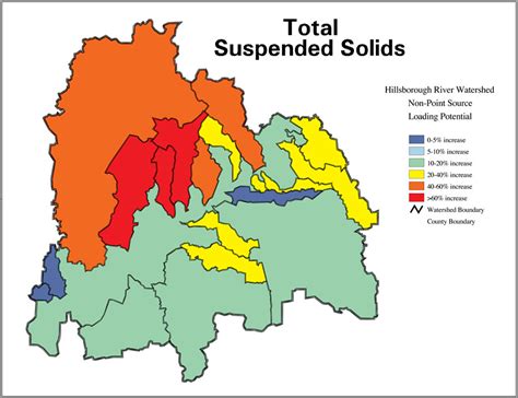 Hillsborough River Watershed Non Point Source Loading Potential For Suspended Solids November 2