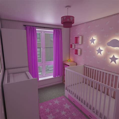 Girl Bedroom Free 3d Model Blend Fbx Free3d