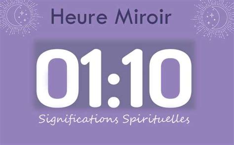 Heure Miroir Invers E Signification Spirituelle