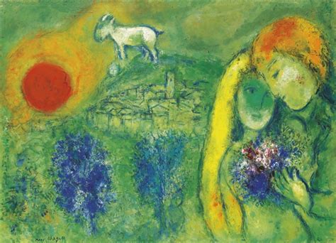 Les Amoureux De Vence By Marc Chagall On Artnet