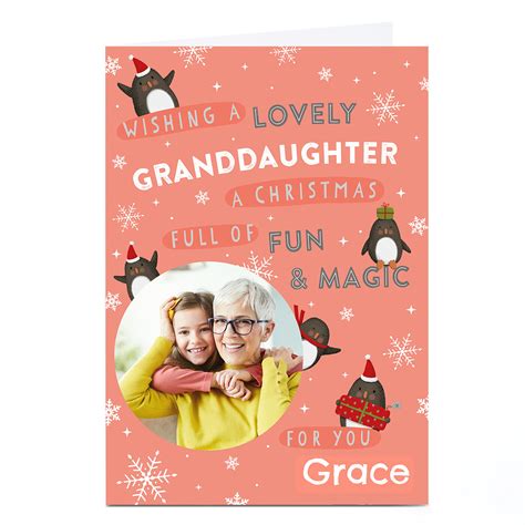 Buy Photo Christmas Card Fun And Magic Penguins For Gbp 1 79 Card Factory Uk