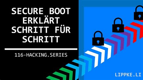 Secure Boot aktiveren Diebstahlschutz und Verschlüsselung