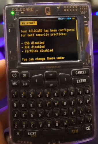 Coldcard Q A Beginners Guide To Setting Up And Using Your Hardware Wallet