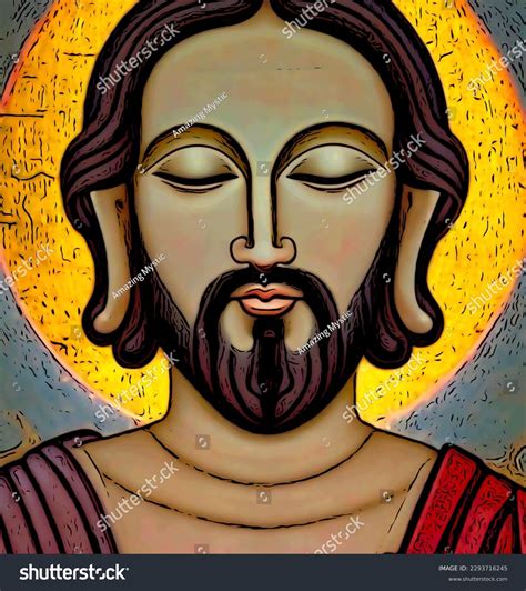 Icon Jesus Christ Buddha Stock Illustration 2293716245 | Shutterstock