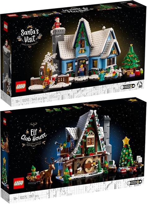 BRICKCOMPLETE Lego Set Of 2 10293 Santa Visit 10275 Elf Clubhouse