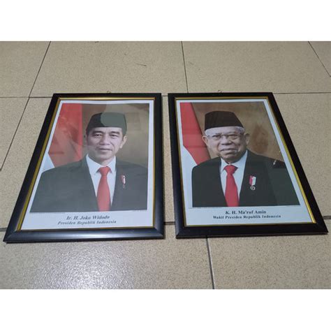 Jual Bingkai Pigura Frame Foto Presiden Wakil Garuda X Cm