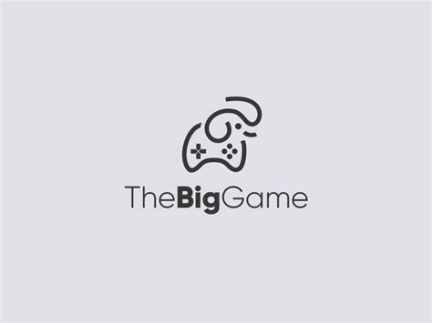 Big Game logo | Game logo, Game logo design, Logo design