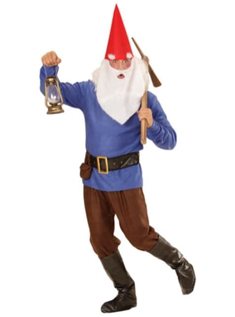 Mens Working Gnome Costume Express Delivery Funidelia