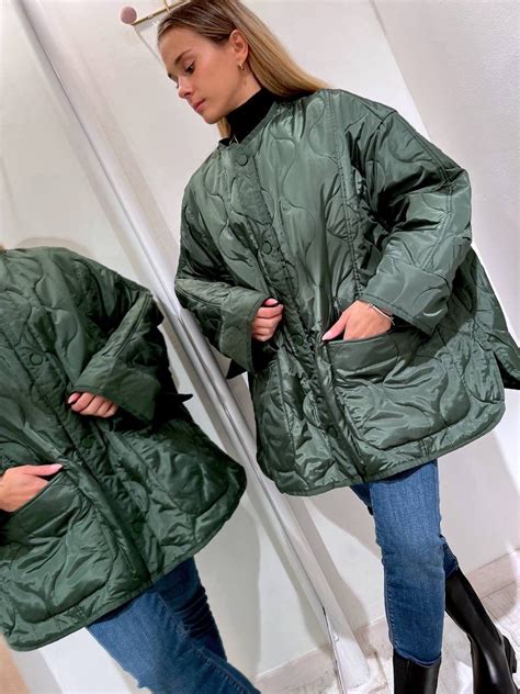 Giaccone Oversize Verde Militare Vicolo Scintille Store