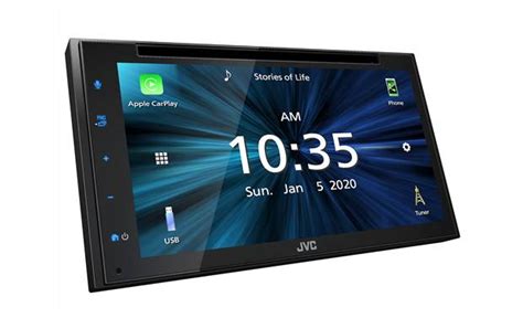 Jvc Kw V Bt Double Din Cd Dvd Player With Carplay Android Auto