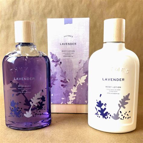 Thymes Lavender Body Wash & Body Lotion Set – The Hoot Gifts