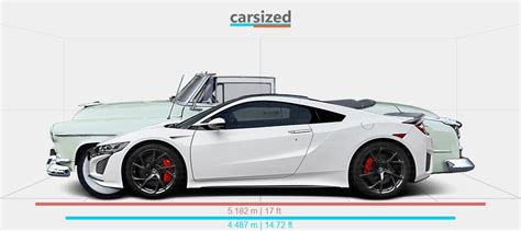 Dimensions Honda NSX 2016 Present Vs Oldsmobile 88 1952 1953