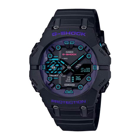 Reloj G Shock Ga B Cbr A Carbono Acero Hombre Negro Btime