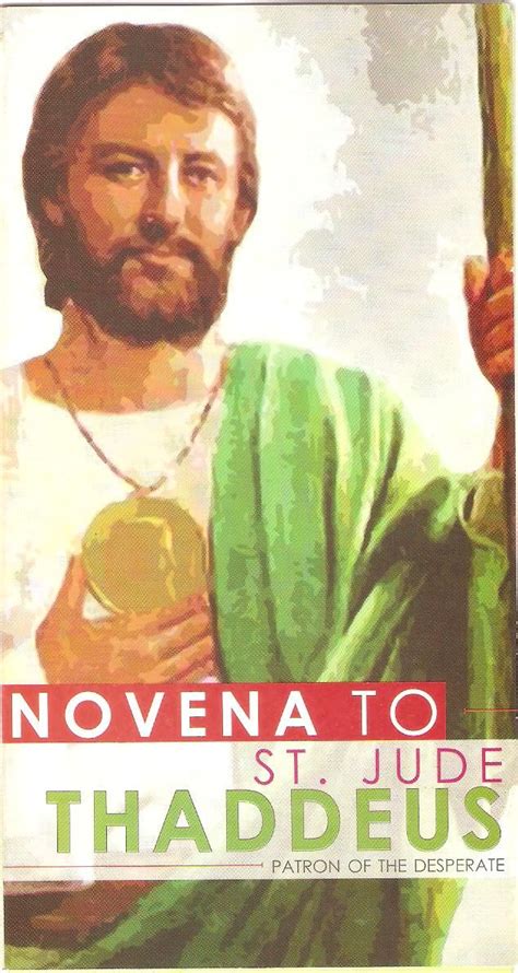 9 Days Novena To St Jude Thaddeus Patron Of The Desperate Artofit