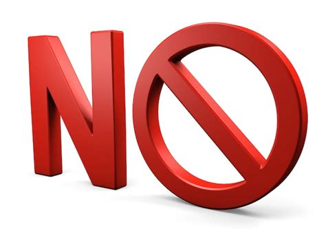 premium photo text  forbidden sign