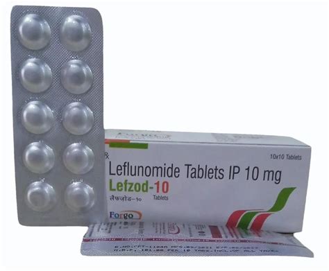 Leflunomide 10 Mg Tablet At Rs 1010 Box Leflnomide In Panchkula ID